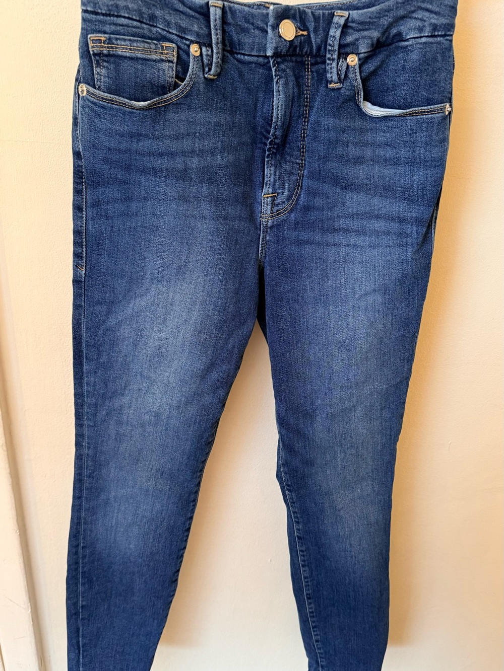 Good American Skinny Jeans, 28” inseam (size 6)